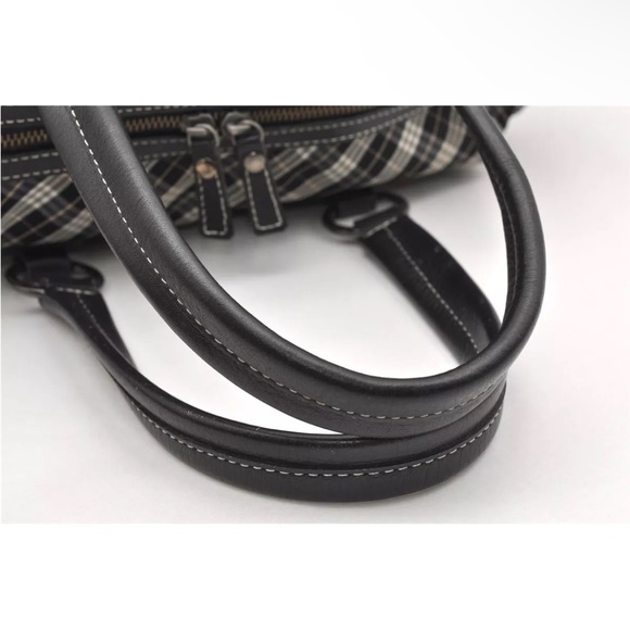 Burberry Blue Label Japan Exclusive Black Check Handbag EUC - Picture 8 of 17